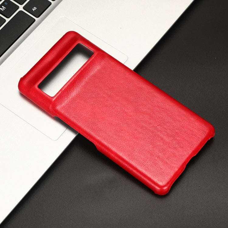For Google Pixel 7 Pro 5G Shockproof Litchi Texture PC + PU Case(Red)