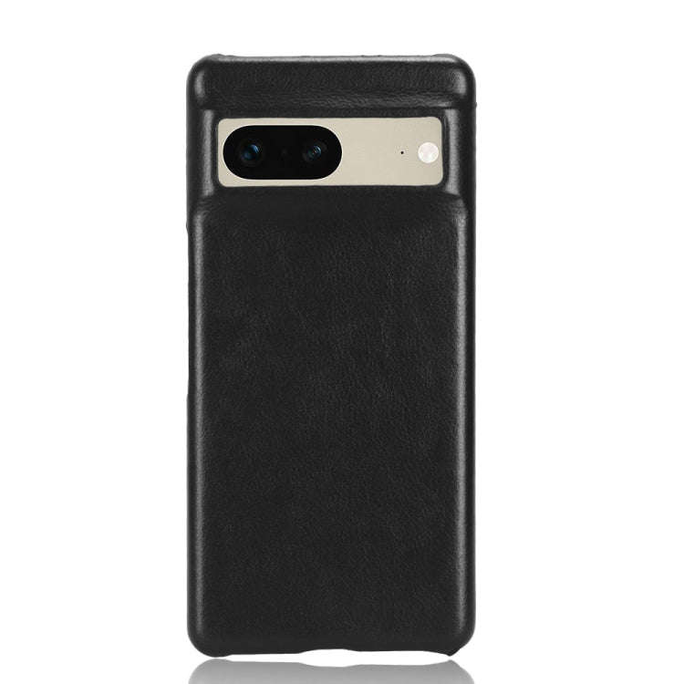 For Google Pixel 7 5G Shockproof Litchi Texture PC + PU Case(Black)