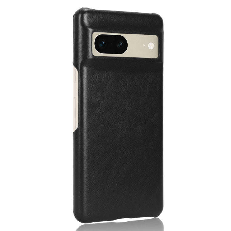 For Google Pixel 7 5G Shockproof Litchi Texture PC + PU Case(Black)