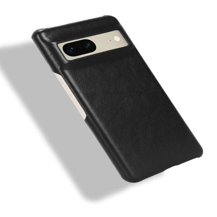 For Google Pixel 7 5G Shockproof Litchi Texture PC + PU Case(Black)