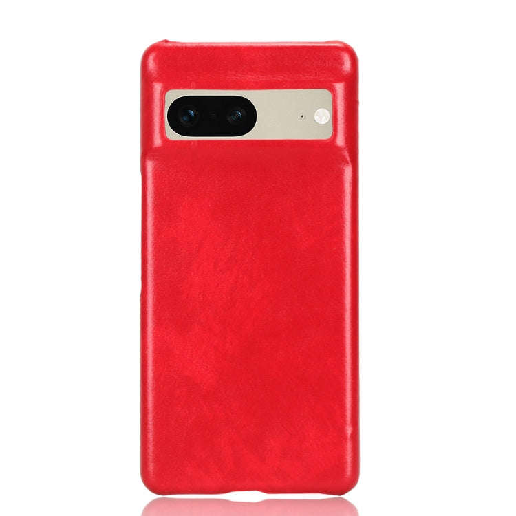 For Google Pixel 7 5G Shockproof Litchi Texture PC + PU Case(Red)