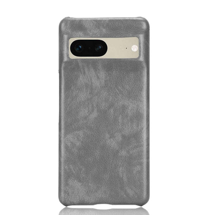 For Google Pixel 7 5G Shockproof Litchi Texture PC + PU Case(Grey)