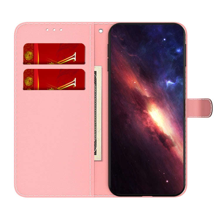 For Asus Zenfone 9 Watercolor Pattern Flip Leather Phone Case(Purple Red)