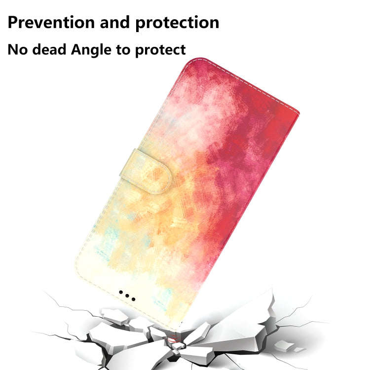 For Nothing Phone 1 Watercolor Pattern Flip Leather Phone Case(Spring Cherry)