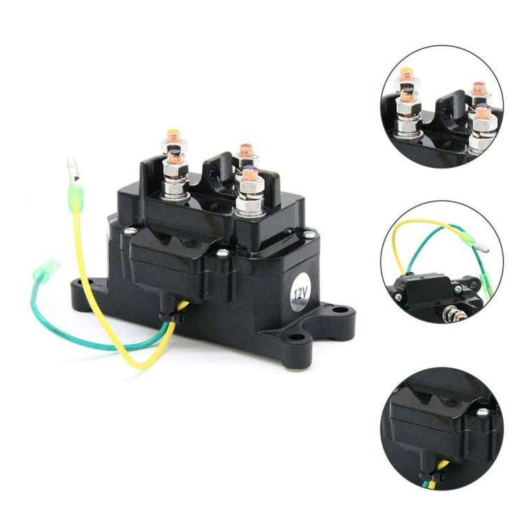 For UTV / Pickup Truck / ATV Electric Winch Relay Heavy Duty Solenoid Contactor with Rocker Arm &...