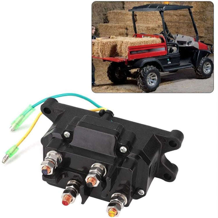 For UTV / Pickup Truck / ATV Electric Winch Relay Heavy Duty Solenoid Contactor with Rocker Arm &...