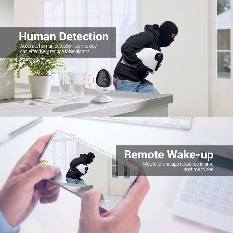 ESCAM QF006 3MP 1296P HD Indoor Wireless PTZ IP Camera IR Night Vision AI Humanoid Detection Home...