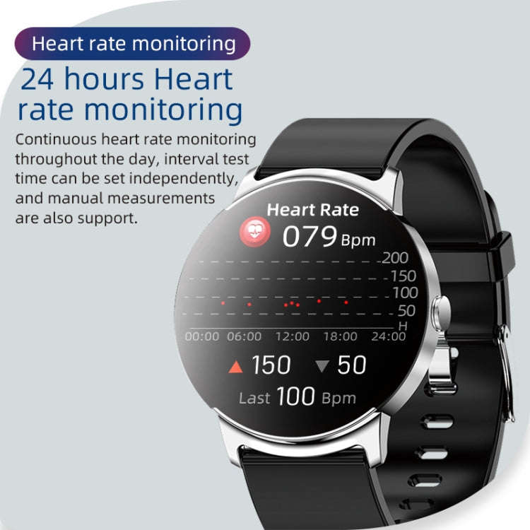 KS02 1.32 Inch Smart Watch Supports Blood Glucose Detection, Blood Pressure Detection, Blood Oxyg...