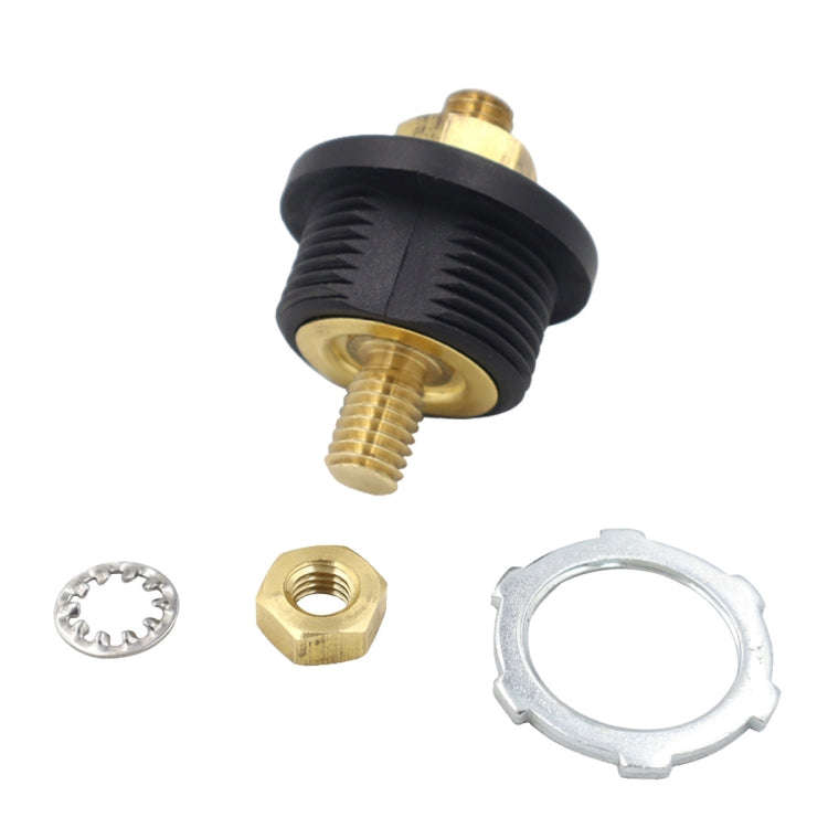 Car Battery Charger Studs Battery Terminal Connectors(Black)