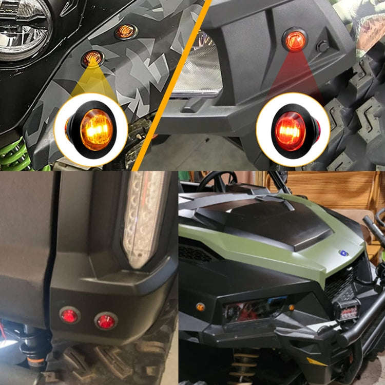 For UTV / ATU Car Turn Signal Light Toggle Switch Turn Signal Kit, Style:Vertical Green Turn Switch