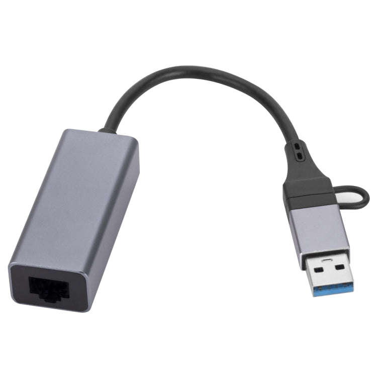 SL-017 USB3.0 Gigabit Network Type-C to Network Port USB HUB