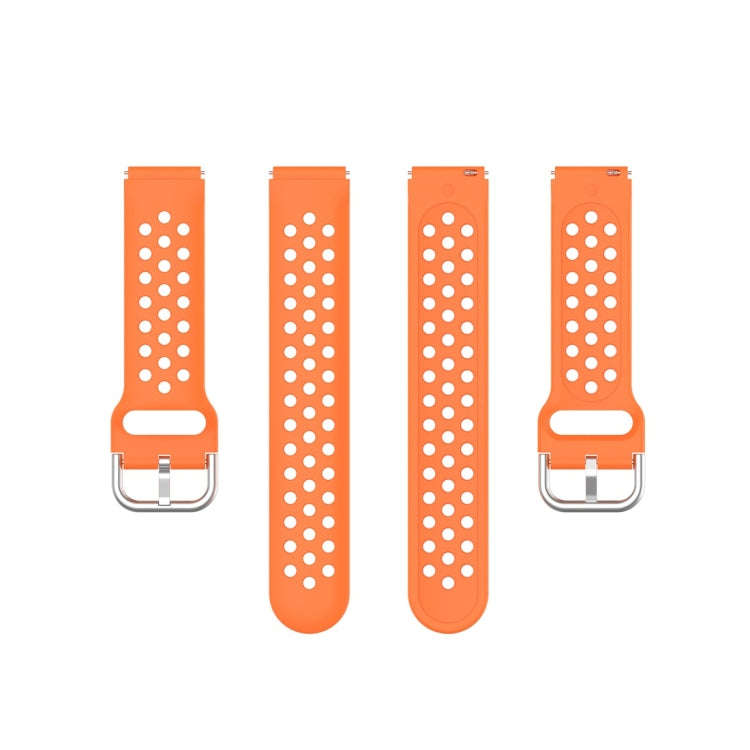 For Xiaomi Watch / Huawei Honor S1 18mm Solid Color Sport Watch Band(Orange)