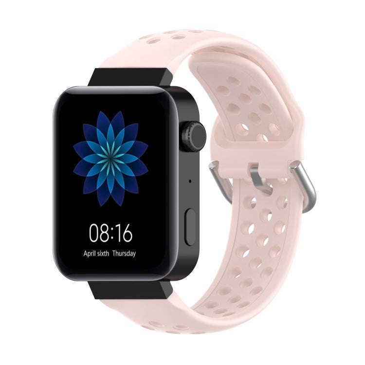 For Xiaomi Watch / Huawei Honor S1 18mm Solid Color Sport Watch Band(Pink)