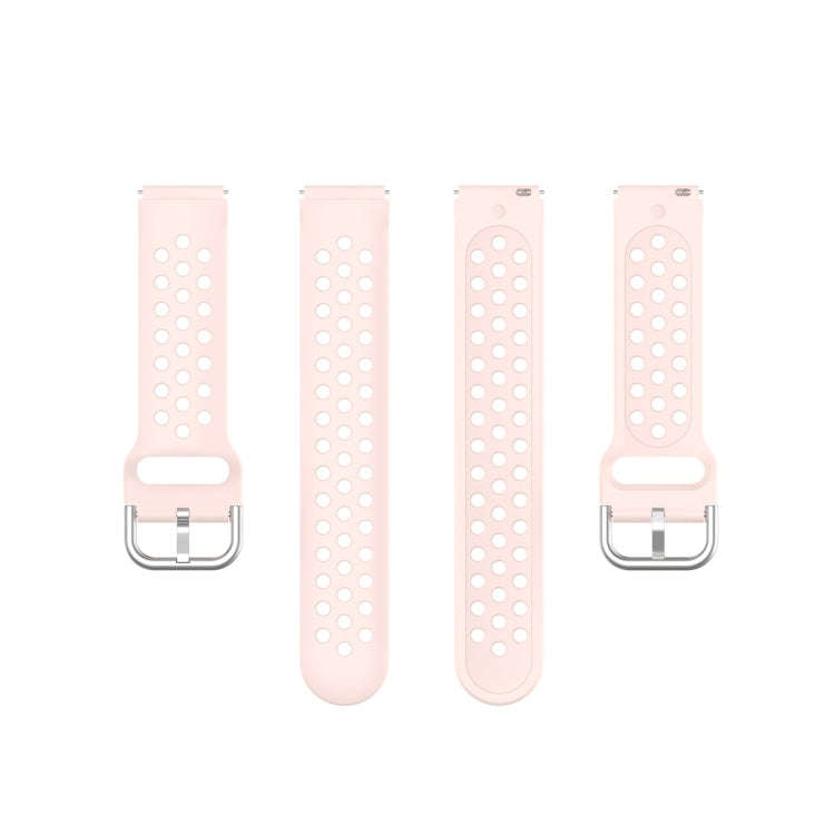 For Xiaomi Watch / Huawei Honor S1 18mm Solid Color Sport Watch Band(Pink)
