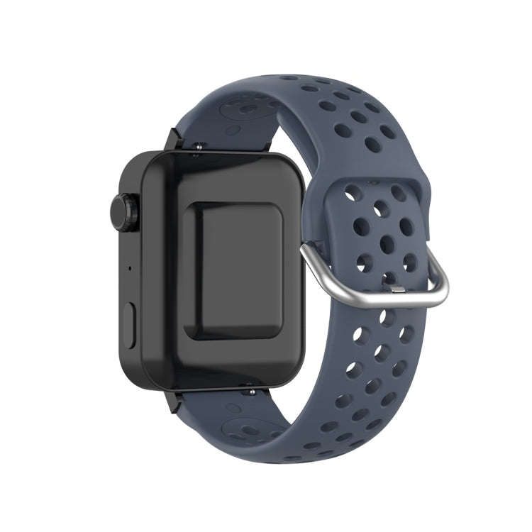 For Xiaomi Watch / Huawei Honor S1 18mm Solid Color Sport Watch Band(Grey)
