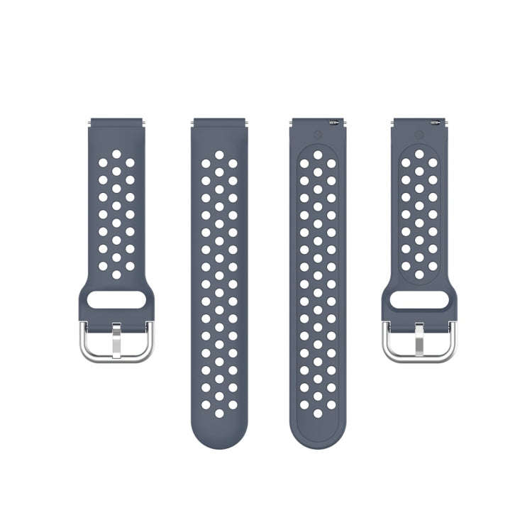 For Xiaomi Watch / Huawei Honor S1 18mm Solid Color Sport Watch Band(Grey)