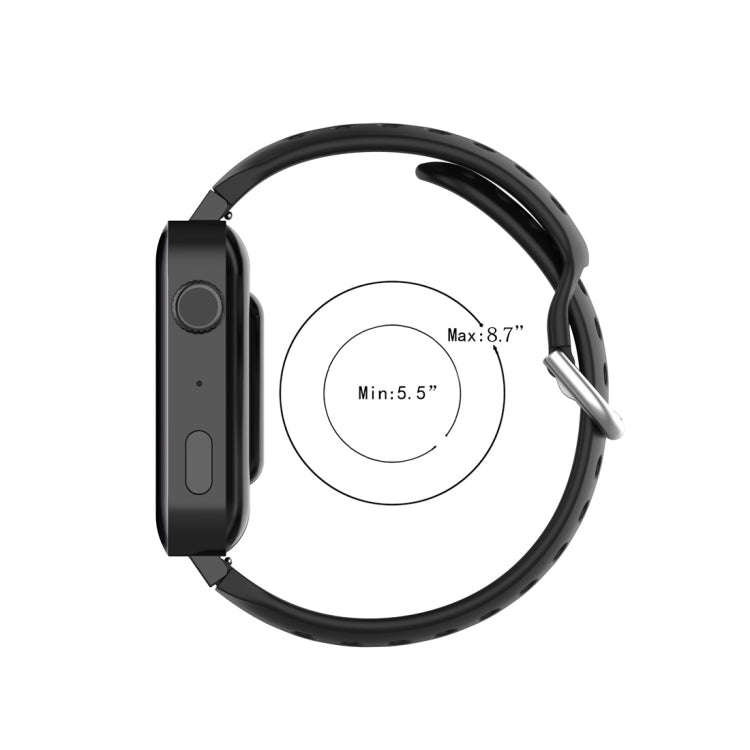 For Xiaomi Watch / Huawei Honor S1 18mm Solid Color Sport Watch Band(Grey)
