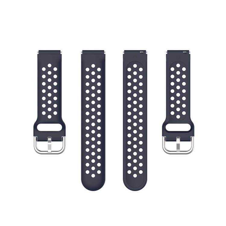 For Xiaomi Watch / Huawei Honor S1 18mm Solid Color Sport Watch Band(Dark Blue)