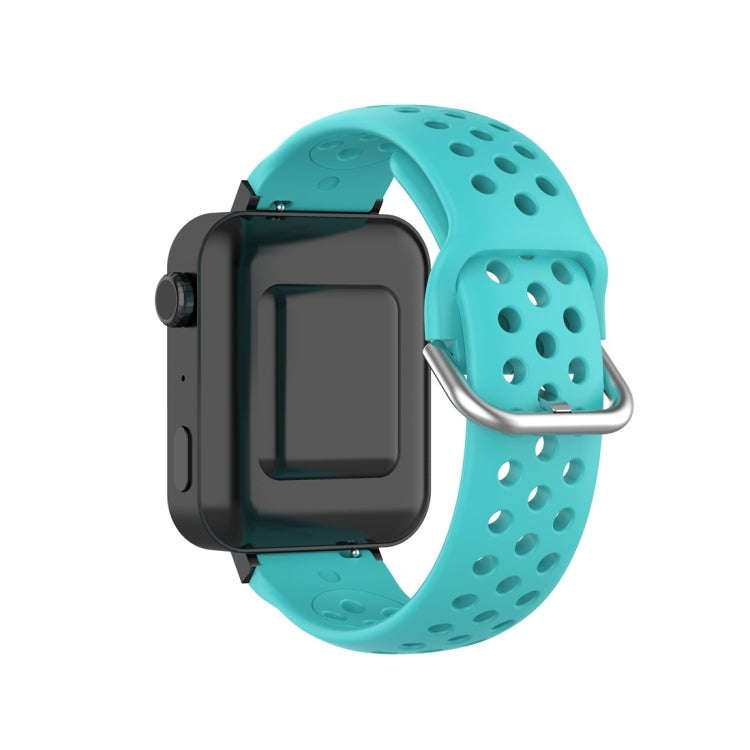For Xiaomi Watch / Huawei Honor S1 18mm Solid Color Sport Watch Band(Mint Green)