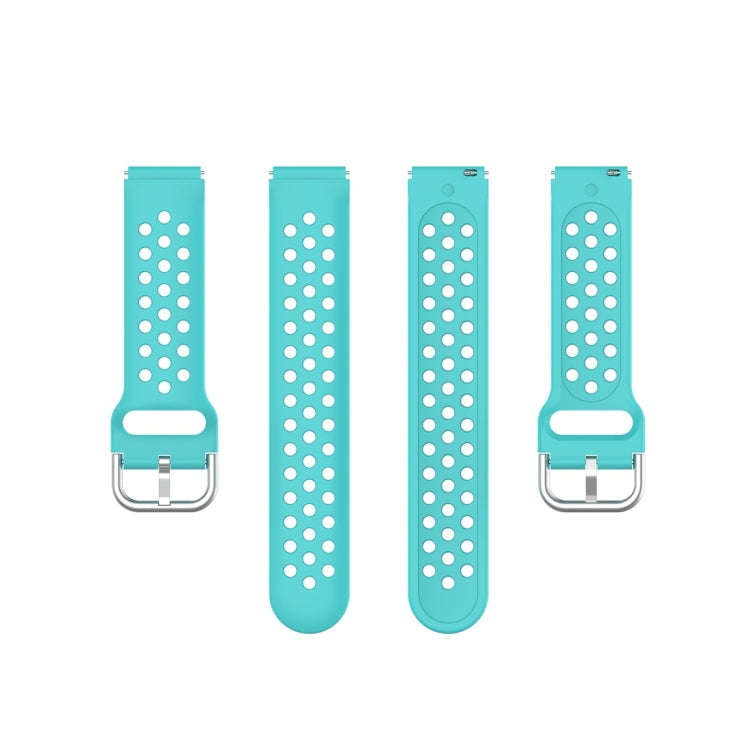 For Xiaomi Watch / Huawei Honor S1 18mm Solid Color Sport Watch Band(Mint Green)