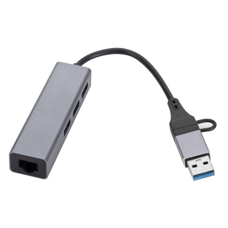 SL-006 USB3.0 Gigabit Network Type-C to Network Port USB x 3 HUB