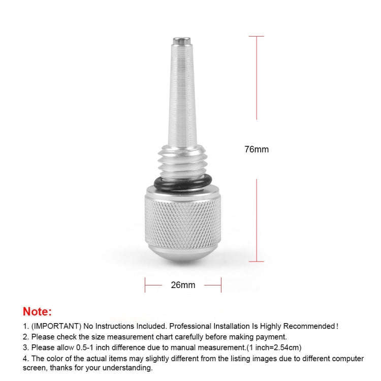 For WEN Yamaha Predator M18 x 2.5 Inverter Generator Magnetic Dipstick(Silver)
