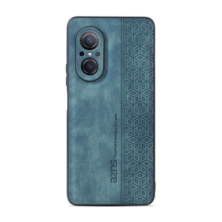 For Huawei nova 9 SE / Honor 50 SE AZNS 3D Embossed Skin Feel Phone Case(Dark Green)