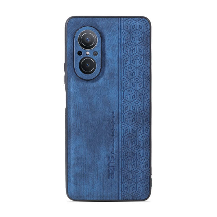 For Huawei nova 9 SE / Honor 50 SE AZNS 3D Embossed Skin Feel Phone Case(Sapphire Blue)