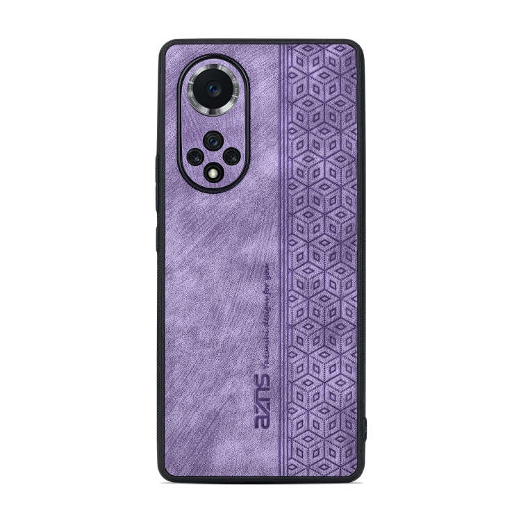 For Honor 50 Pro / Huawei nova 9 Pro AZNS 3D Embossed Skin Feel Phone Case(Purple)