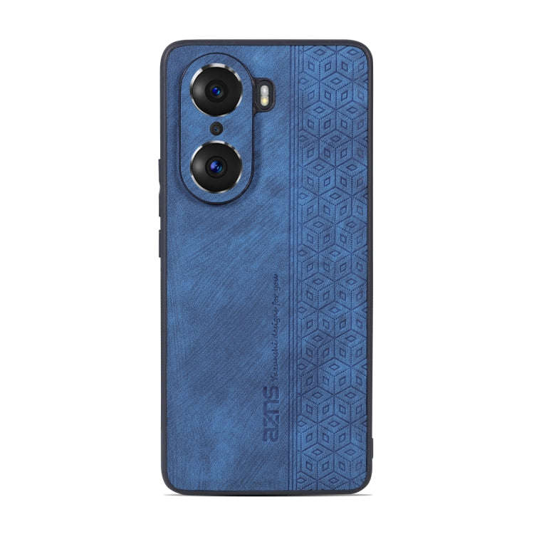 For Honor 60 AZNS 3D Embossed Skin Feel Phone Case(Sapphire Blue)