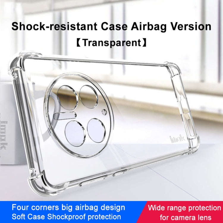 For Huawei Mate 50 Pro imak Shockproof Airbag TPU Phone Case(Transparent)