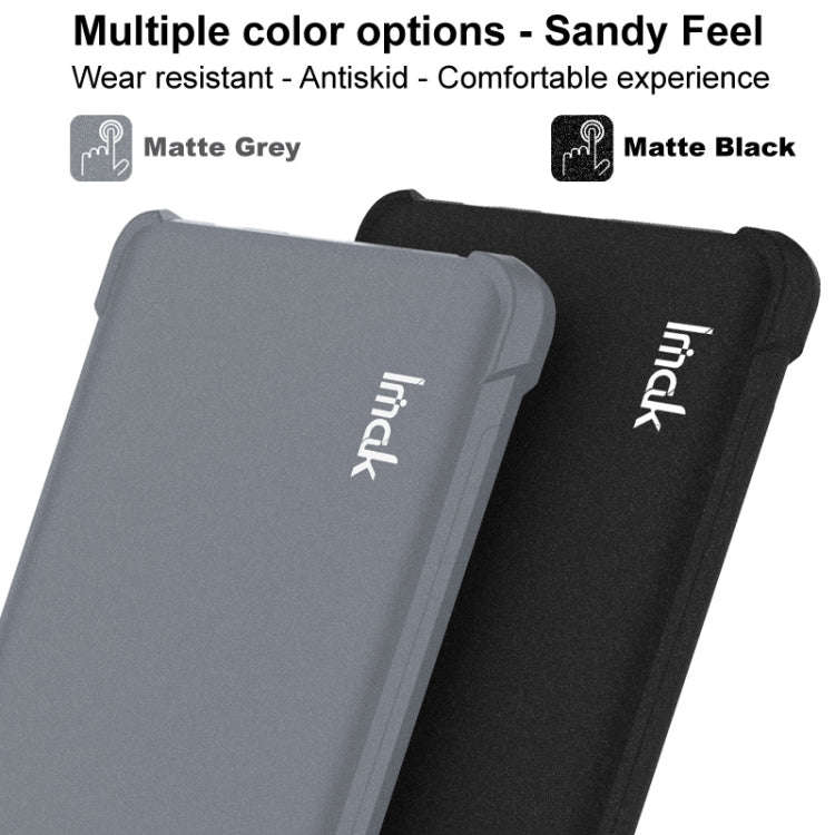 For Sony Xperia 5 IV imak Shockproof Airbag TPU Phone Case(Matte Grey)