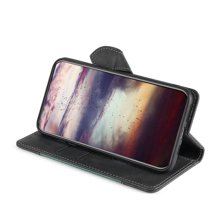 For Sharp Aquos Sense7 Skin Feel Magnetic Buckle Leather Phone Case(Black)