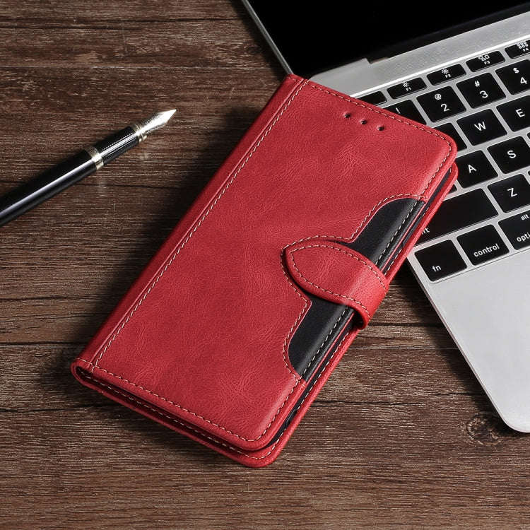 For Sharp Aquos Sense7 Skin Feel Magnetic Buckle Leather Phone Case(Red)