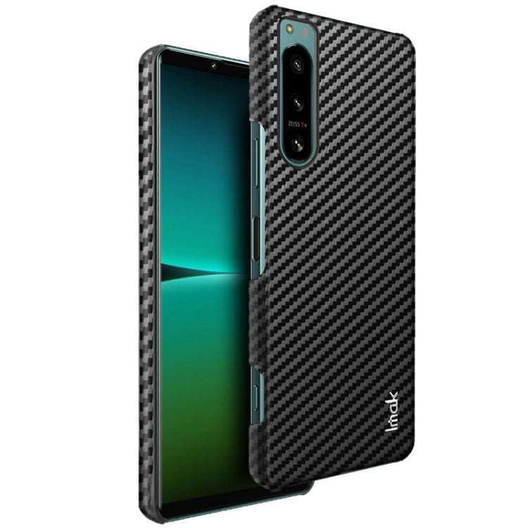 For Sony Xperia 5 IV IMAK Ruiyi Series Carbon Fiber PU + PC Phone Case