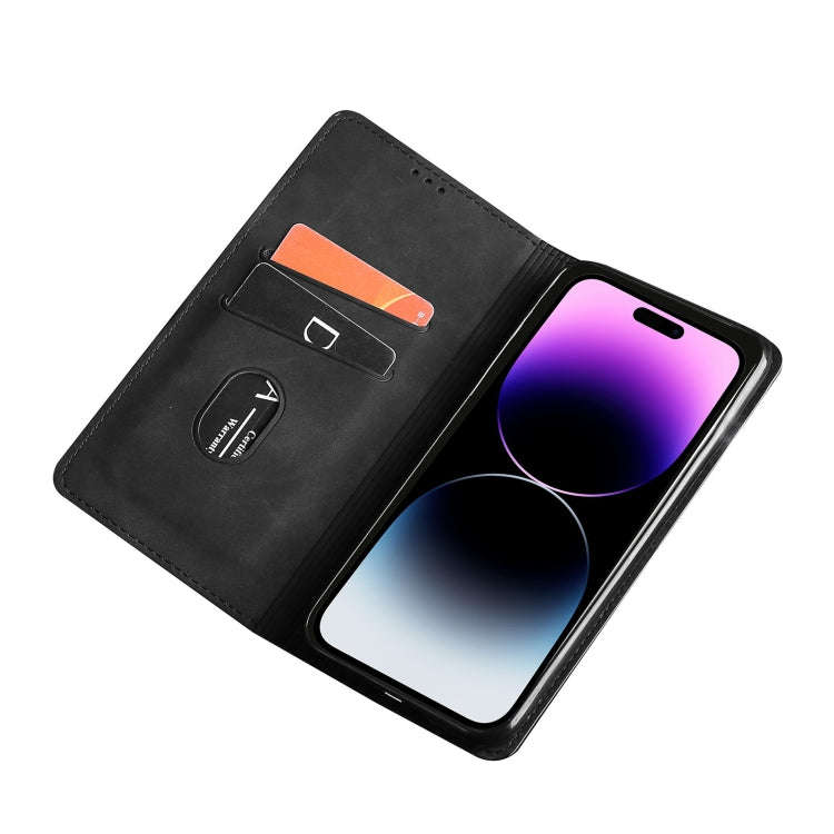 For Nokia G400 Skin Feel Magnetic Leather Phone Case(Black)