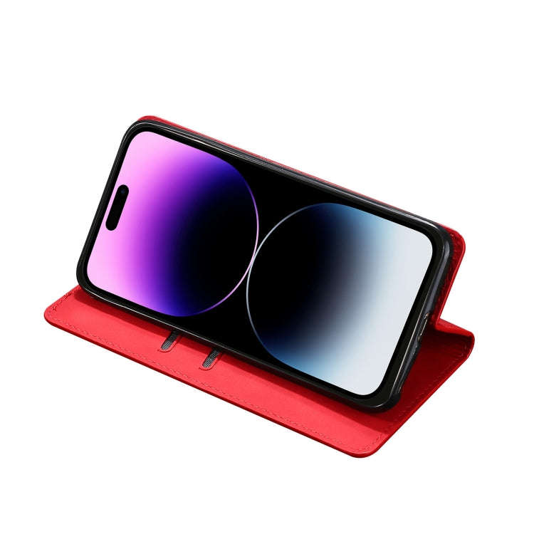 For Sharp Aquos Sense7 Skin Feel Magnetic Leather Phone Case(Red)
