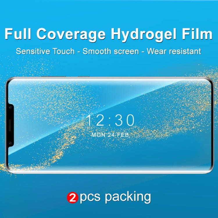 For Huawei Mate 50 2pcs imak Curved Full Screen Hydrogel Film Protector