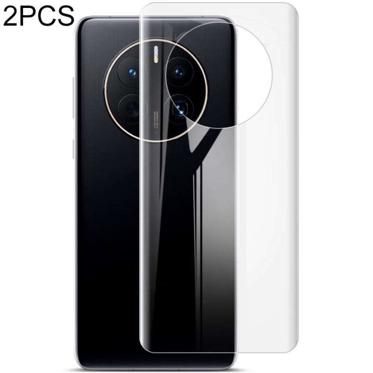 For Huawei Mate 50 Pro 2pcs imak Curved Hydrogel Film Pnone Back Protector