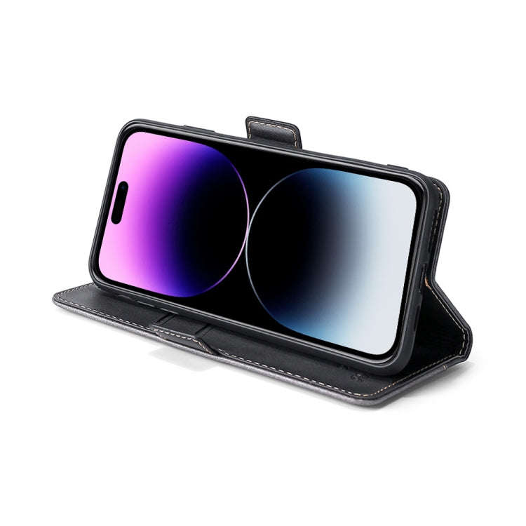 For Sharp Aquos Sense7 Contrast Color Side Buckle Leather Phone Case(Purple + Rose Red)