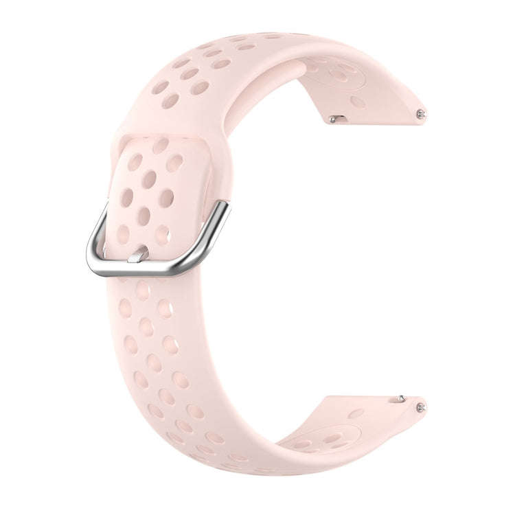For Galaxy Watch Active2 / Active 20mm Clasp Solid Color Sport Watch Band(Pink)