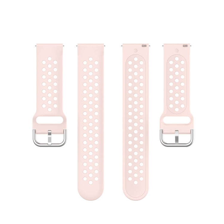 For Galaxy Watch Active2 / Active 20mm Clasp Solid Color Sport Watch Band(Pink)
