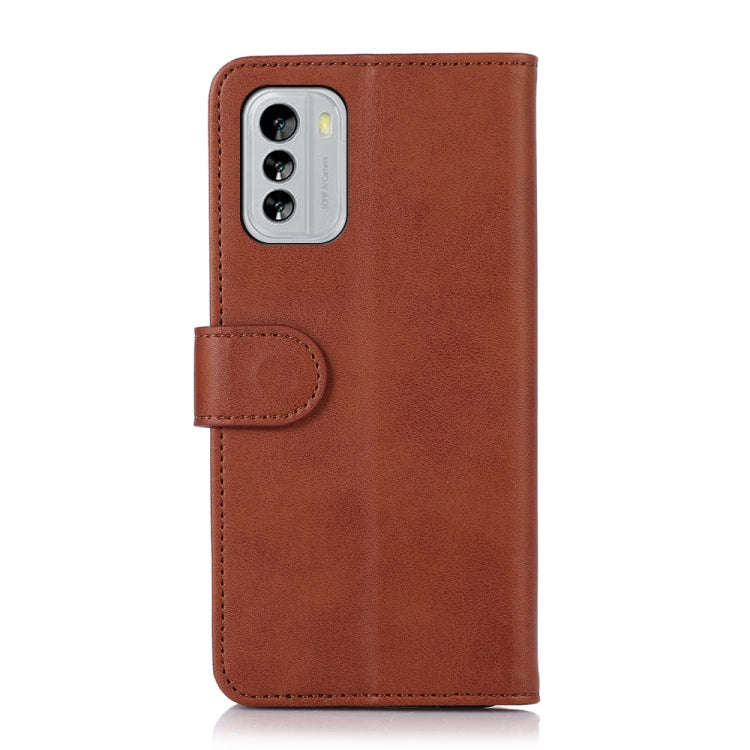 For Nokia G60 5G Cow Texture Leather Phone Case(Brown)