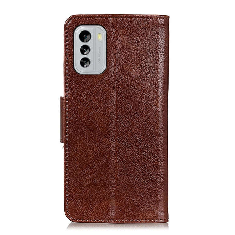 For Nokia G60 5G Nappa Texture Leather Phone Case(Brown)