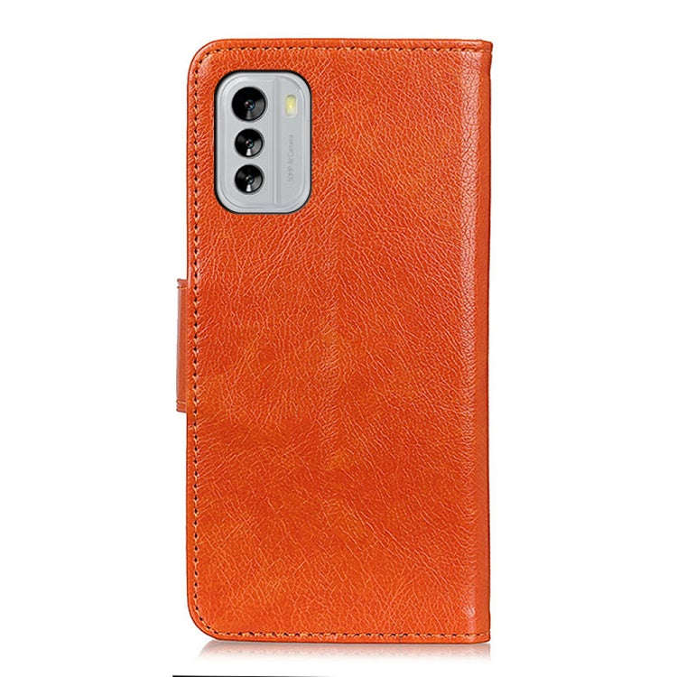 For Nokia G60 5G Nappa Texture Leather Phone Case(Orange)