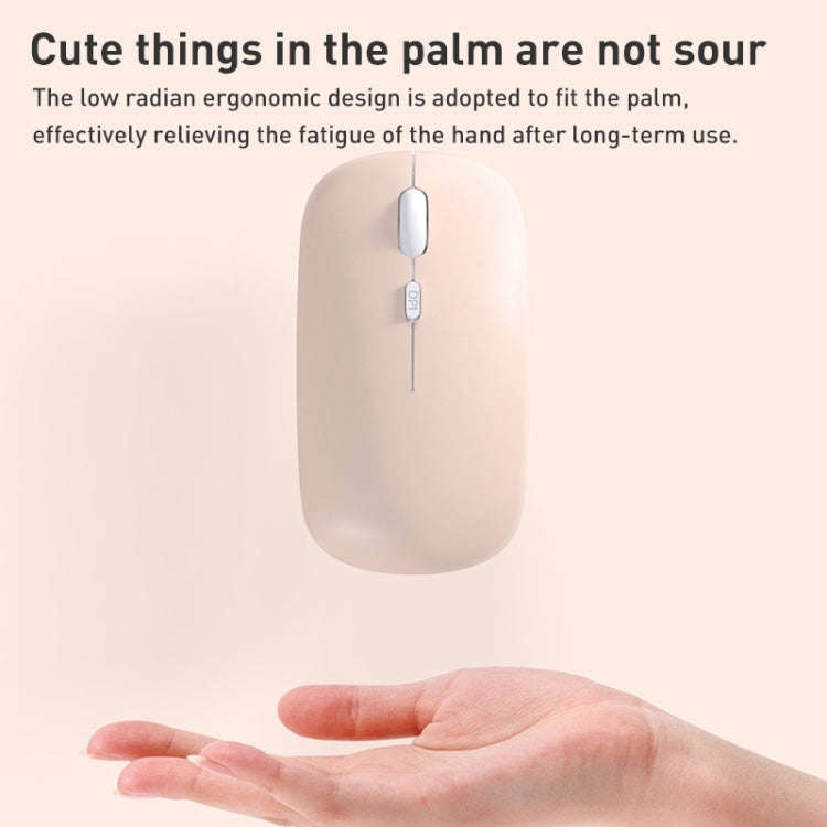 FOREV FVW312 1600dpi 2.4G Wireless Silent Portable Mouse(Pink)