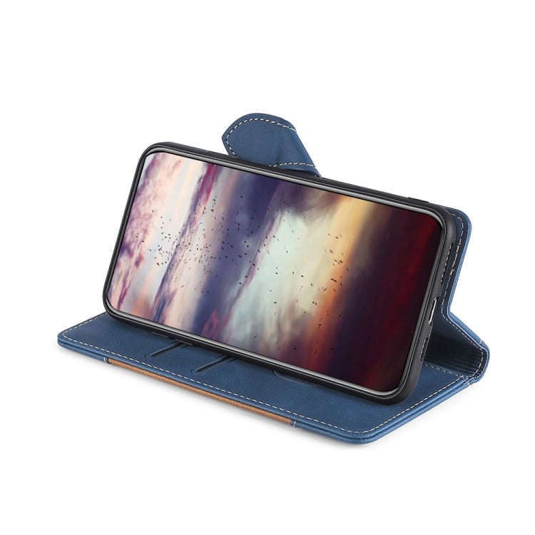 For OnePlus Nord N20 SE 4G Skin Feel Magnetic Buckle Leather Phone Case(Blue)