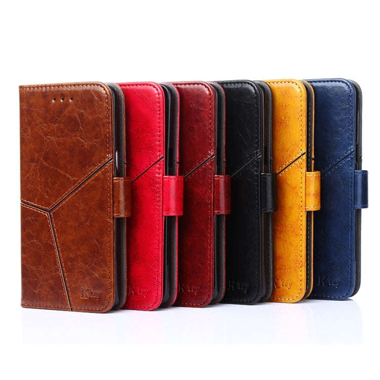 For OnePlus Nord N20 SE 4G Geometric Stitching Leather Phone Case(Black)