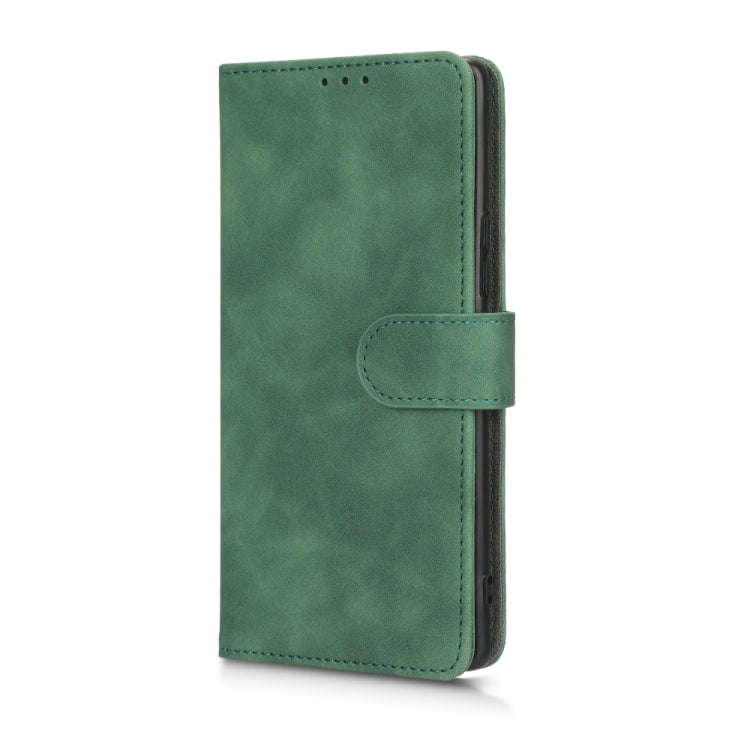 For Honor 70 5G Skin Feel Magnetic Flip Leather Phone Case(Green)