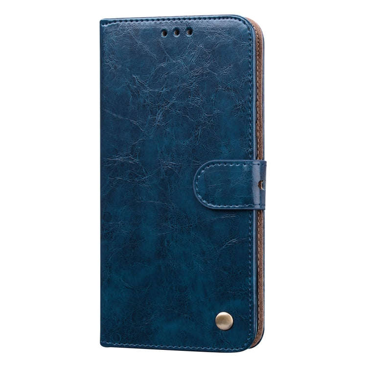 For Honor X7/Play 30 Plus Oil Wax Texture Leather Phone Case(Blue)